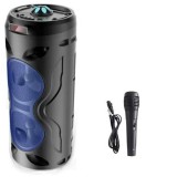 SUMKER Hordozható Bluetooth Hangszóró Karaoke Mikrofonnal HSD-2503BT Kék