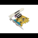 Sunix 2x Soros 1x Párhuzamos port bővítő kártya PCIe (MIO6479A) (MIO6479A) - Bővítő kártyák