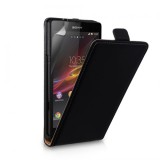 Surazo FCEXZ3B Sony Xperia Z3 fliptok fekete (FCEXZ3B) - Telefontok