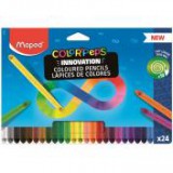 Színes ceruza készlet, háromszögletű, MAPED "Color`Peps INFINITY", 24 különböző szín [24 db]