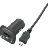 Szivargyújtó USB töltő adapter, Micro USB kábellel 12V/5VDC 2400mA Voltcraft CPS-2400 (CPS-2400) - Autós Töltők