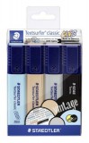 Szövegkiemelő készlet, 1-5 mm, STAEDTLER Textsurfer Classic Pastel 364 C, 4 különböző szín (TS364CWP4)
