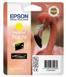 T08744010 Tintapatron StylusPhoto R1900 nyomtatóhoz, EPSON sárga, 3,5ml (eredeti)