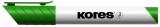 Tábla- és flipchart marker, 1-3 mm, kúpos, KORES K-Marker, zöld (IK20835)