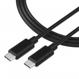 Tactical USB-C/USB-C kábel fekete  (126188) - Adatkábel
