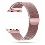 Tech-Pro Milanese Band - Apple Watch 1/2/3/4/5 (42/44mm) fémszíj - roze gold