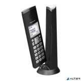 Telefon, vezeték nélküli, PANASONIC, &#039;KX-TGK210PDB DECT&#039;, fekete