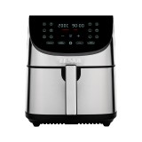 Tesla AirCook Q70 XXL, Air Fryer, 1700 W, 8 L, 76 - 200 °C, 10 program, Fekete-Ezüst, Forrólevegős sütő