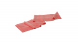 TheraBand Erősítő gumiszalag 150 cm, közepes, piros, ajándék gyakorlat füzettel