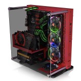 Thermaltake PC case Core P3 Tempered Glass - Red