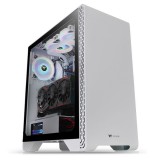 Thermaltake S300 TG Tempered Glass Snow Edition White CA-1P5-00M6WN-00