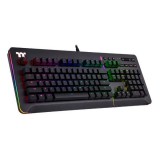 Thermaltake TT eSports Level 20 RGB Razer Green Gaming Keyboard Black US KB-LVT-RGBRUS-01