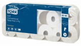 Toalettpapír, T4 rendszer, 3 rétegű, 21 m, TORK "Premium", fehér