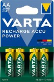 Tölthető elem, AA ceruza, 4x2600 mAh, előtöltött, VARTA Power (VAKU12)