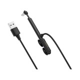 Töltő és adatkábel USB/Type-C csatlakozóval 2.4A 1.2 méter Hoco U51 Fun fekete