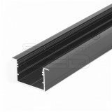 TOPMET LED profil VARIO30-07 ACDE-9 2000mm fekete