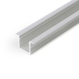 Topmet Smart-In10 alumínium LED süllyeszthető profil, ezüst eloxált (előlap: A) - E3020020 - szálban