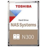 Toshiba HDD 8TB 3.5" SATA 7200RPM 256MB N300 (HDWG480EZSTA)