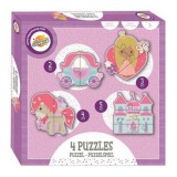 Toy Universe Hercegnő forma puzzle szett