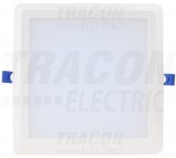TRACON LED-DLNS-12NW Kompakt beépíthető LED mélysugárzó SAMSUNG chippel 230 VAC; 12W; 960lm; D=170×170 mm, 4000 K; IP20, EEI=A+