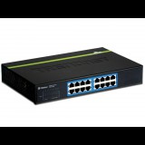 TRENDnet 10/100/1000Mbps Switch 16 port  GREENnet 19"  (TEG-S16DG) (TEG-S16DG) - Ethernet Switch