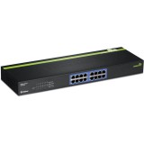 TRENDnet 10/100/1000Mbps Switch 16 port  GREENnet 19"  (TEG-S16G) (TEG-S16G) - Ethernet Switch