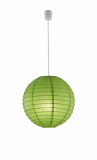 TRIO 3490400-15 Paper Függő Mennyezeti Lámpa Búra Zöld