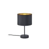 TRIO HOSTEL asztali lámpa, fekete, E27 foglalattal, TRIO-508200179