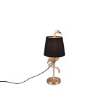 TRIO LOLA asztali lámpa, arany, E14 foglalattal, TRIO-R50251079