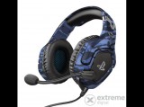 Trust GXT 488 Forze PS4 mikrofonos gamer fejhallgató, kék