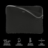 TRUST Notebook tok 21248, Primo Soft Sleeve for 15.6" laptops - black (21248) - Notebook Táska