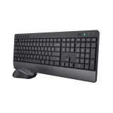 Trust Trezo Comfort Wireless Keyboard & Mouse Set Black US 24529
