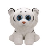 TY Beanie Babies plüss figura TUNDRA, 42 cm - fehér tigris (1)