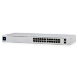 Ubiquiti Networks UniFi 24-Port PoE Vezérelt L2/L3 Gigabit Ethernet (10/100/1000) PoE) támogatás 1U Ezüst