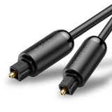UGREEN AV122 Toslink audio optikai kábel fonott alumínium 1m fekete (70890) (UG70890) - Audió kábel