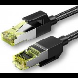 UGREEN NW150 RJ45 fonott hálózati kábel Cat.7 F/FTP 0.5m fekete (80420) (UG80420) - UTP