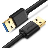 UGREEN USB-A 3.0 - USB-A 3.0 összekötő kábel fekete 3m (90576) (ugreen90576) - Adatkábel