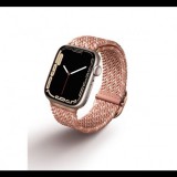 Uniq Aspen Designer Edition fonott szíj Apple Watch 38/40/41mm, rózsaszín (UNIQ-41MM-ASPDECPNK) (UNIQ-41MM-ASPDECPNK) - Szíj