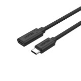 UNITEK C14086BK USB kábel 0,5 M USB 3.2 Gen 2 (3.1 Gen 2) USB C Fekete