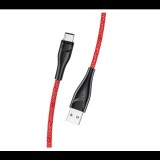 Usams SJ392USB02 USB-C töltő és adat kábel piros (1323994) (SJ392USB02) - Adatkábel