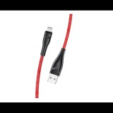 Usams SJ393USB02 Micro-USB adat és töltő kábel piros (1323998) (SJ393USB02) - Adatkábel