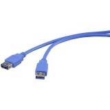 USB 3.0 hosszabbítókábel A/A, 1,8 m, Renkforce (RF-4262127) - USB hosszabbító