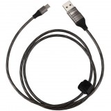 USB töltő- és adatkábel, microUSB, 100 cm, 2000 mA, világító kábel, Remax Disco, RC-130M, ezüst (RS94414) - Adatkábel