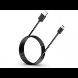 USB töltő- és adatkábel, USB Type-C, 150 cm, Samsung, fekete, gyári (RRSAM-0804) - Adatkábel