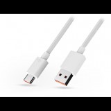 USB - USB Type-C gyári adat- és töltőkábel 100 cm-es vezetékkel - Huawei H2043  SuperCharge Type-C - 6A - white (ECO csomagolás) (HUW-0125) - Adatkábel
