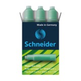 Utántöltõ patron tábla- és flipchart markerhez 3 db/csom Schneider Maxx Eco 110 zöld
