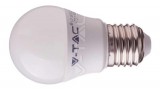 V-TAC Pro 5.5W opál Samsung LED izzó E27 (melegfehér)