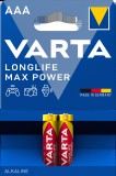 Varta Elem AAA 2db Longlife Max Power  mikro LR03
