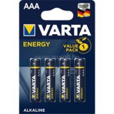 Varta Energy AAA LR03) alkáli mikro ceruza elem 4db/bliszter (4103229414)