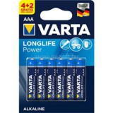 Varta Helps Longlife Power AAA (LR03) mikro ceruza elem 4+2db/bliszter (4903121436)
